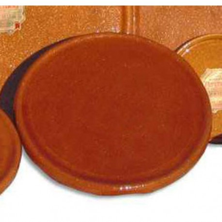 OKRĄGŁY TALERZ GLINOWY 28 cm