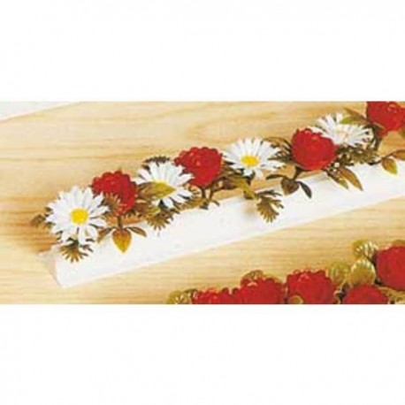 SUPPORTO MARGHERITE E ROSE 25 cm. 12 PZ