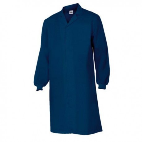 BLAUER ROBE MIT DRUCKKNÖPFEN OHNE...