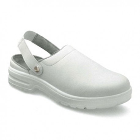 ZOCCOLO BIANCO IN PELLE ROSA 89195