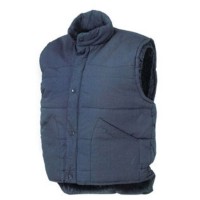 MARINEBLAUW GEVOERD VEST