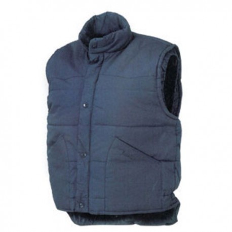 MARINEBLAUW GEVOERD VEST