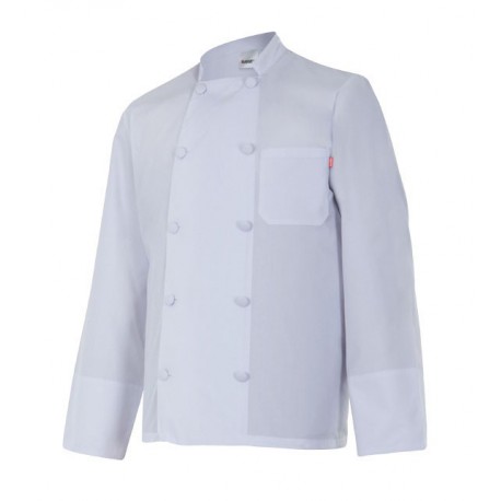 JAQUETA BRANCA DE CHEF MANGA COMPRIDA