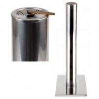 CENICERO INOX. DE PIE Ø...