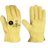 GELBE BLUMENHANDSCHUHE