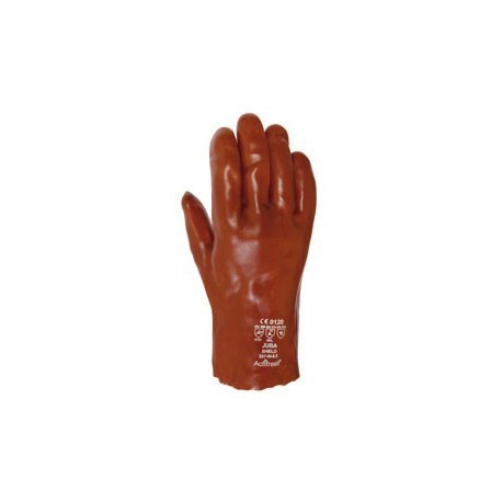 LUVAS DE PVC VERMELHO SOSA 27 cm.