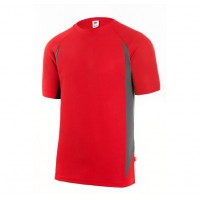 CAMISETA TECNICA ROJO GRIS