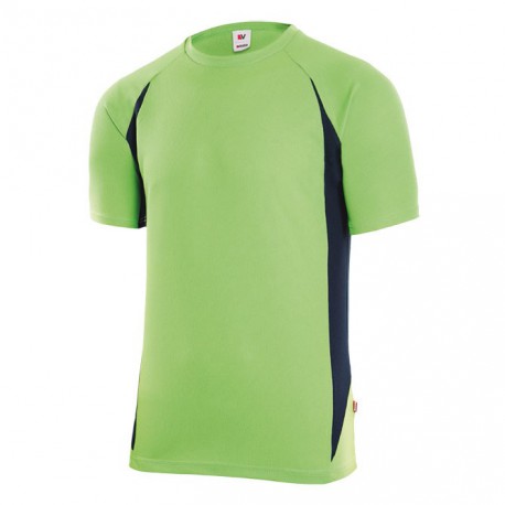 CAMISETA TECNICA VERDE AZUL MARINO
