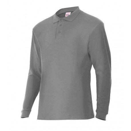 CAMISA POLO CINZENTA MANGA COMPRIDA...