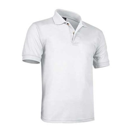 POLO MANCHES COURTES PATROL BLANC