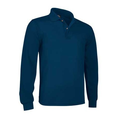 POLO A MANICA LUNGA PREDATOR BLU MARINO
