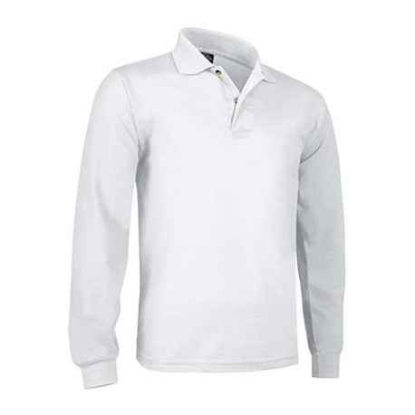 POLO MANCHES LONGUES PREDATOR BLANC