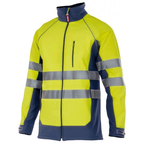CAZADORA SHOFT SHELL ALTA VISIBILIDAD...