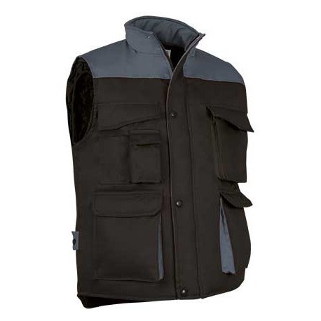 GILET THUNDER GRIGIO NERO