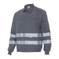 CAZADORA REFLECTANTE GRIS