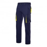 BLUE YELLOW MULTI-POCKET...