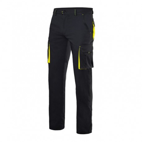 ZWART GELE MULTI-POCKET BROEK
