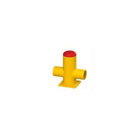 BASIS LAGE BOLLARD 2 UITGANGEN 240 mm.