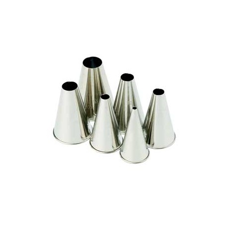 RONDE NOZZLES VOOR GEBAKZAK 6 STUKS.