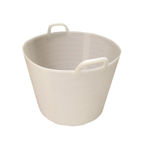 CESTA PE FLEXÍVEL BRANCA 40 LTS COM...