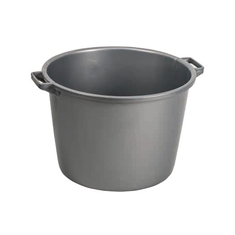 PLASTIC BOWL SILVER GRAY 50 L. 48x41