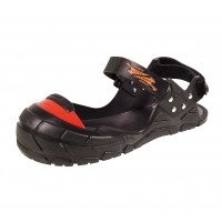 SCHWARZE ÜBERSCHUHE MIT...