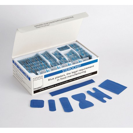 BLAUWE DETECTEERBARE STRIPS DOOS 100...