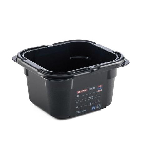 SCHWARZER BEHÄLTER OHNE DECKEL 1,5 L....