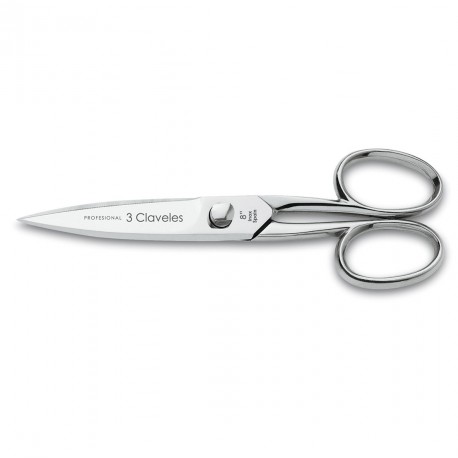 TISORA 8" INOX. POLIDA 3 CLAVELLS 00410