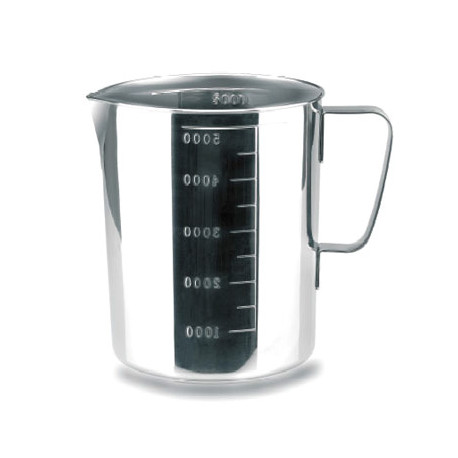 GRADUATED STAINLESS STEEL JUG 5 Lts.