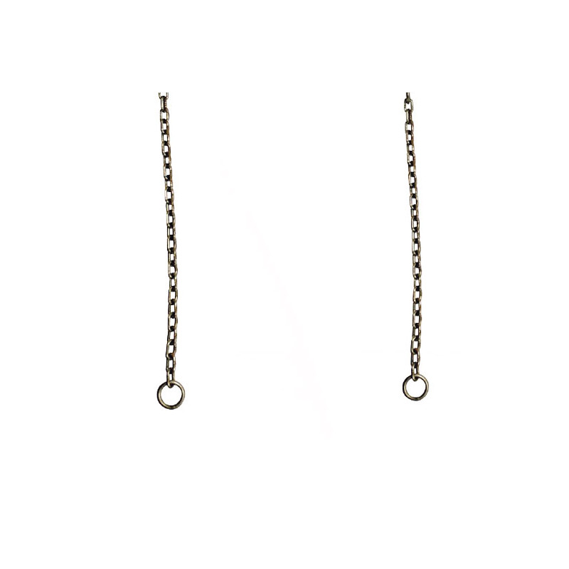 CADENA INOX 45 cm AMB 2 ARGOLLES