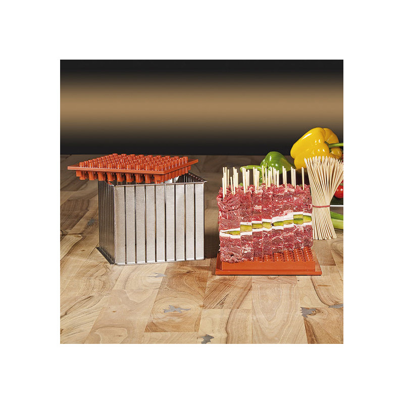 SKEWER MACHINE 81 SKEWERS 15x15 mm.