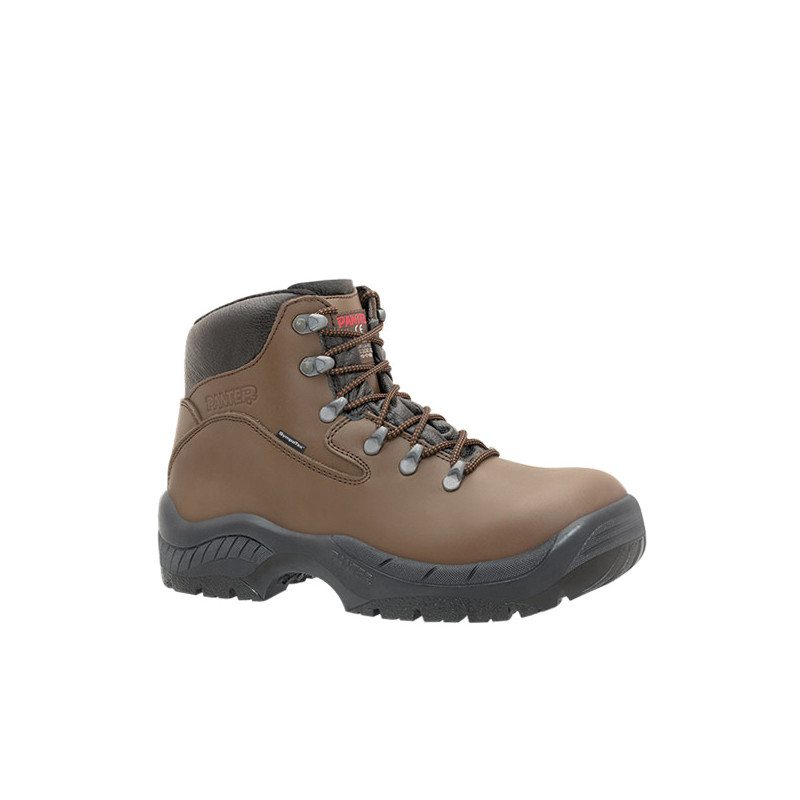 BROWN BOOT WITH TOE PANTER 3260 S3