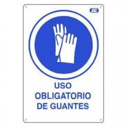 CARTEL PVC USO OBLIGATORIO...