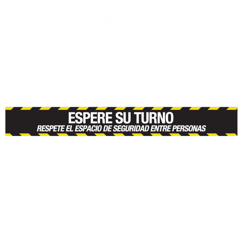 ADHESIVE VINYL WAIT YOUR TURN 10 x 65...
