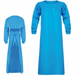 DETECTABLE BLUE PU APRON...