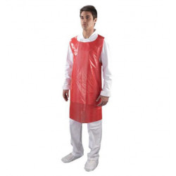 TABLIER PE JETABLE ROUGE...
