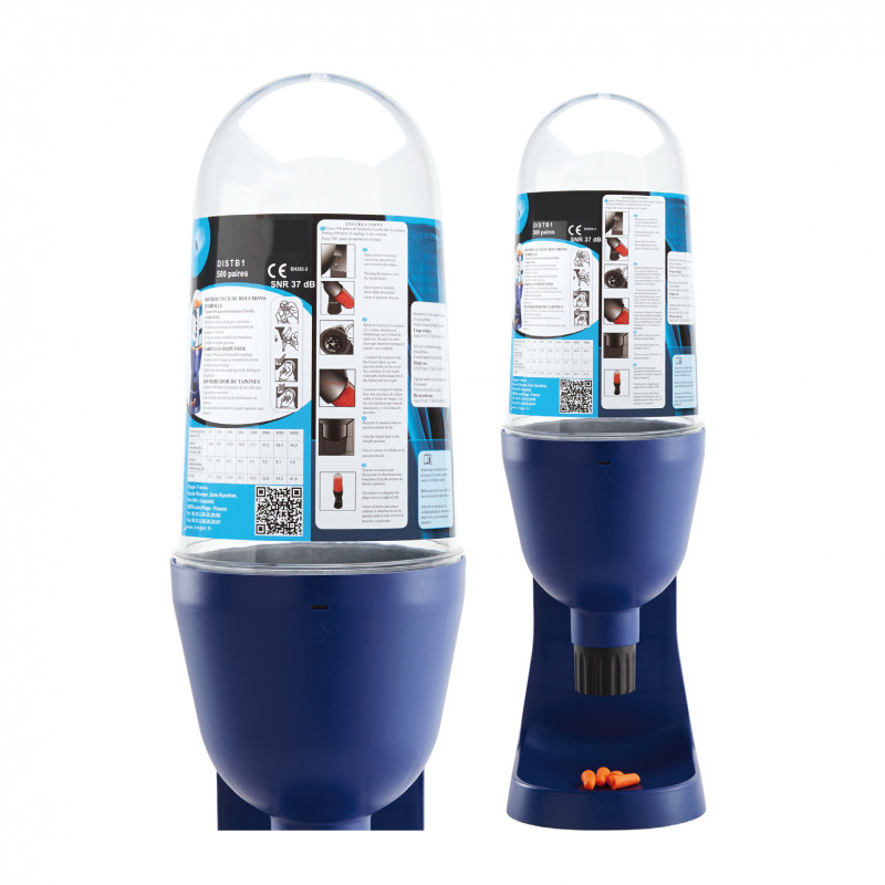 DISPENSER VOOR 500 PAAR OORDOPJES