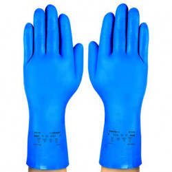 GUANTES DE NITRILO AZUL...