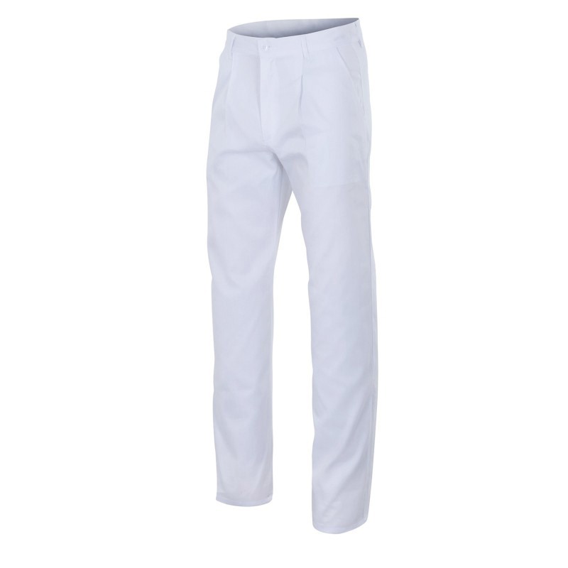 WHITE TERGAL TROUSERS 317