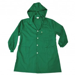 BATA DE REPARTO VERDE CON...