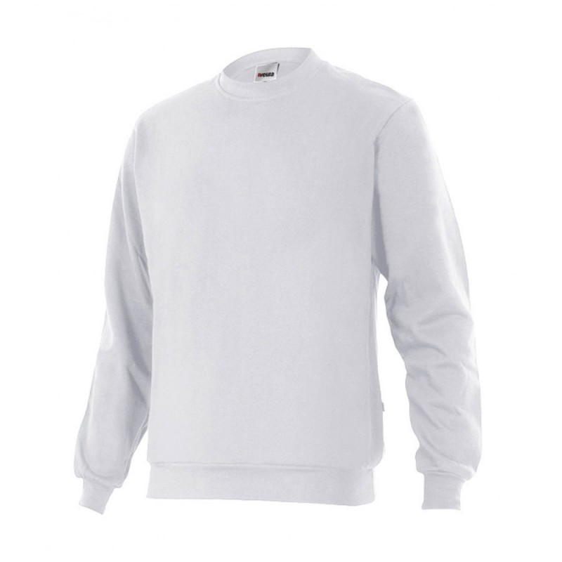 SUDADERA BLANCA CUELLO REDONDO