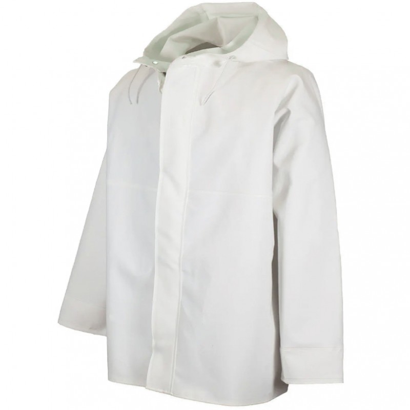 CHAQUETA IMPERMEABLE PVC BLANCA