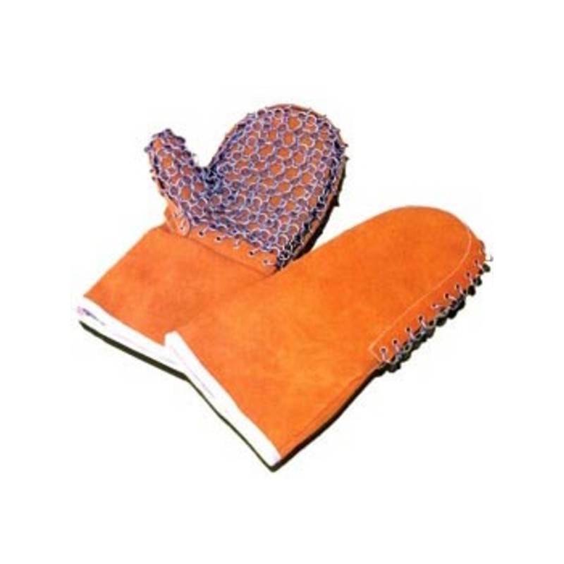 MITAINES EN CUIR DE PALME MAILLE...