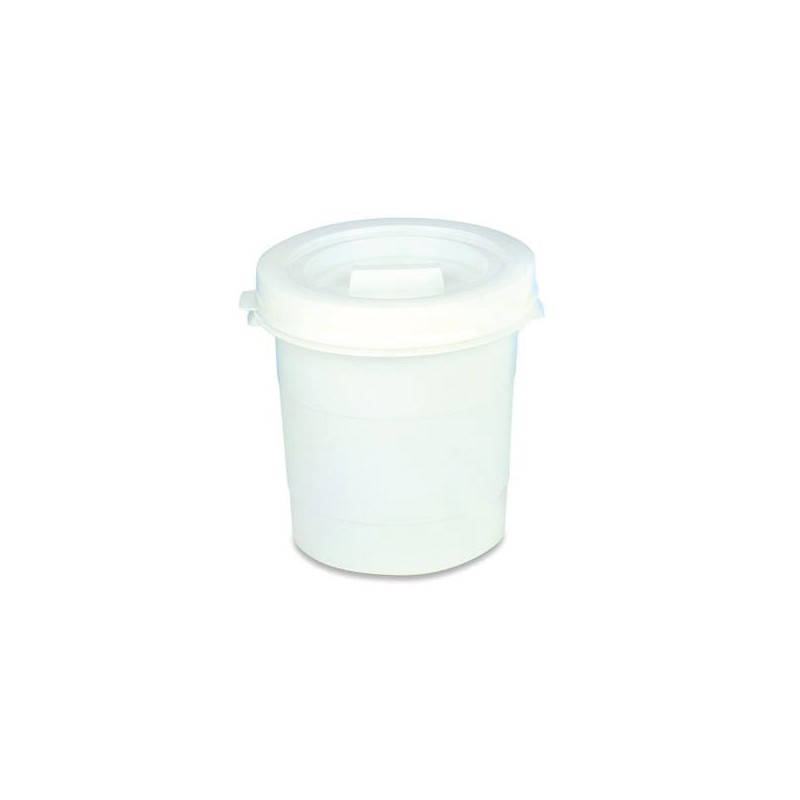 ROUND WHITE BUCKET WITH LID 30 L. 00446