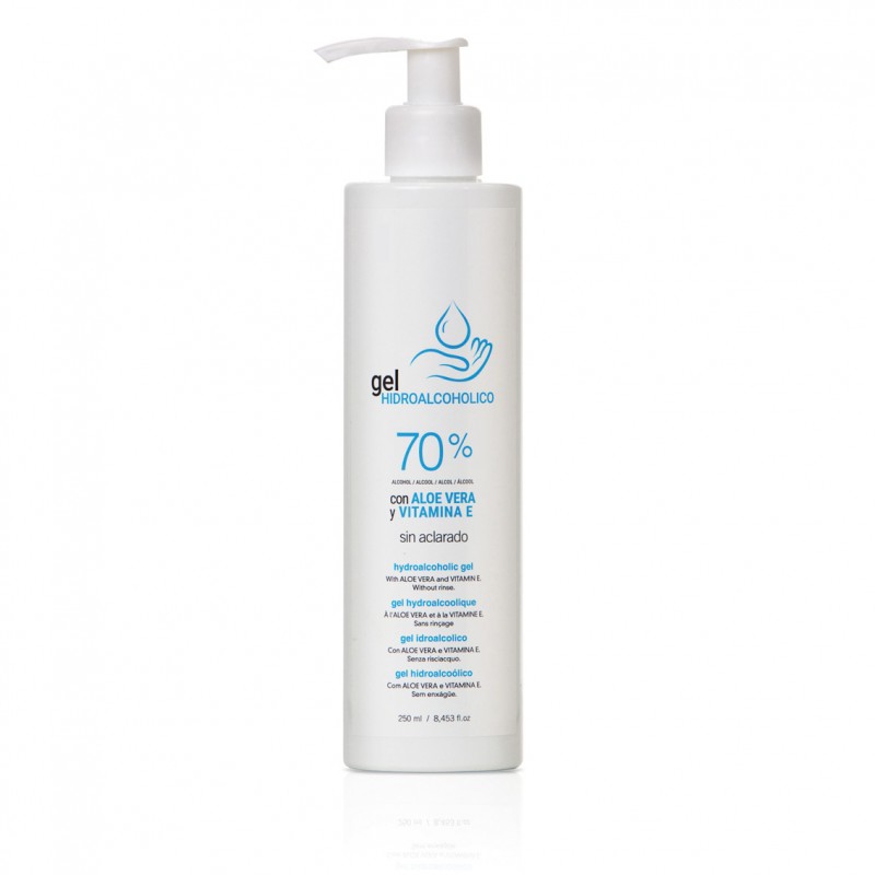 GEL MANOS HIDROALCOHOLICO 250 ml.