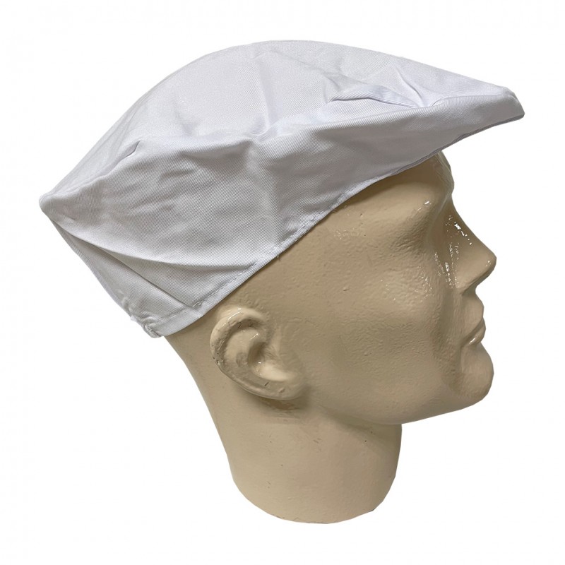 ADJUSTABLE WHITE CAMPER CAP