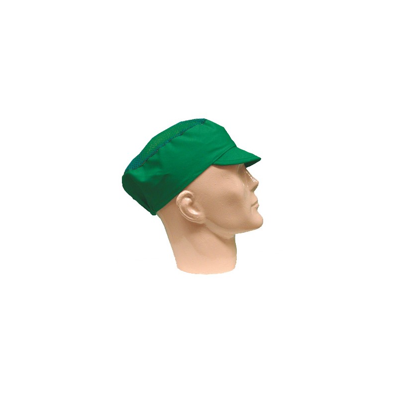 ZIELONA CZAPKA Z DASZKIEM Z SIATKĄ