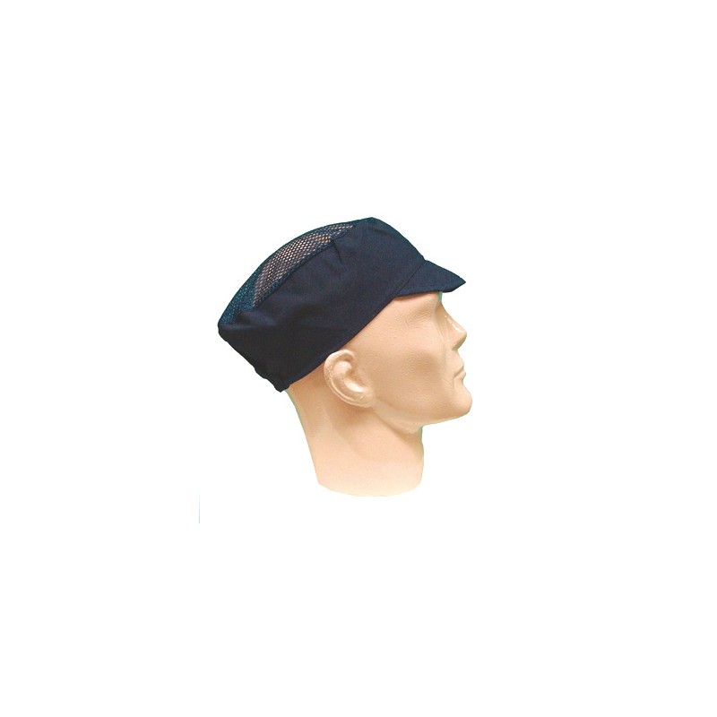 NAVY VISOR CAP WITH MESH