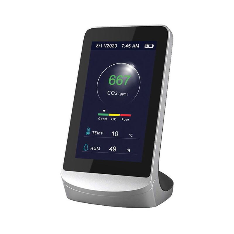 MEDIDOR DE CO2 PORTATIL EFITEST LCD